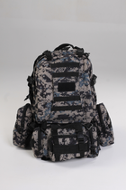 Военный тактический рюкзак Yakeda 50-60л Пиксель черный - изображение 2