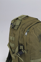Штурмовий тактичний рюкзак Yakeda 40-45л Олива - зображення 3