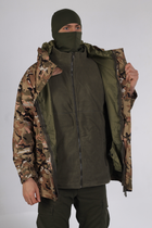 Військова тактична зимова куртка Softshell Мультикам XL - зображення 8