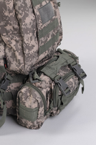 Військовий тактичний рюкзак Yakeda 50-60л Піксель камуфляж - зображення 7