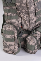 Військовий тактичний рюкзак Yakeda 50-60л Піксель камуфляж - зображення 8