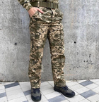 Штаны тактические софтшелл с флисом Пиксель ММ14 утепленные Штаны для военных 50 - изображение 1