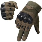 Тактичні армейскі рукавички CORHUNTER Touch Screen колір Хакі розмір L (FF -115L) - зображення 4