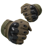 Тактичні армейскі рукавички CORHUNTER Touch Screen колір Хакі розмір L (FF -115L) - зображення 5