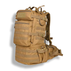 Рюкзак тактический штурмовой (до 45л) текстильный хаки (койот) 52*32*22см TB-PACK-1 - изображение 2