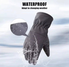 Теплі водонепроникні тактичні рукавички Зимові CAMO S - зображення 6