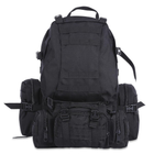 Военный рюкзак Mil-tec 36 л с подсумками Черный Тактический рюкзак Defense Pack Assembly на 36 литров с системой MOLLE Армейский Штурмовой Рюкзак - изображение 5