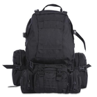 Военный рюкзак Mil-tec 36 л с подсумками Черный Тактический рюкзак Defense Pack Assembly на 36 литров с системой MOLLE Армейский Штурмовой Рюкзак - изображение 11