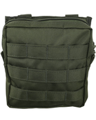 Подсумок тактический KOMBAT UK Medium Molle Utility Pouch оливковый TR_kb-mmup-olgr