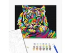 Картина за номерами Тигр поп-арт, Brushme (40х50 см)