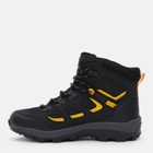 Подростковые зимние ботинки для мальчика Jack Wolfskin Vojo Texapore Mid K 4042181-6361 39 (5.5UK) Черный/Желтый (4060477902531) - изображение 3