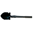 Туристична лопата 3 в 1 42х10х4.5 см Чорна, складна похідна лопата (VS7002062) - зображення 10