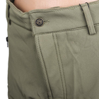 Тактичні штани Lesko для B001 2XL Black теплі осінньо-зимові на флісі чоловічі - зображення 3