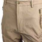 Тактичні штани Lesko для B001 M Sand чоловічі холодостійкі на флісі осінь-зима - зображення 4