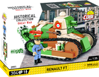 Конструктор Cobi Первая Мировая Война Танк Рено FT-17 304 деталей (COBI-2991)