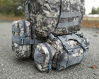 Тактический рюкзак армейский Armory OX 600D универсальный на 55л со стропами MOLLE, водонепроницаемый Пиксель - изображение 5