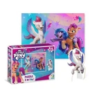 Пазлы 2в1 "My little pony", с фигуркой, 60 элементов