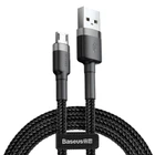 Кабель Baseus Cafule Cable USB for Micro 2.4A 0.5 м Grey/Black