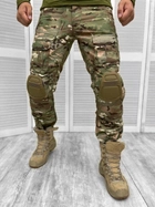 Тактические военные зимние боевые штаны с наколенниками, Камуфляж: Мультикам, Размер: XXL - изображение 1