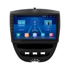 Штатна магнітола Lesko для Peugeot 107 I 2005-2009 екран 10" 2/32Gb/ 4G/ Wi-Fi Premium GPS Android Пежо