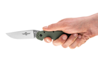 Складной Нож Ontario RAT-1 Silver Plain OD Зеленый (8848OD) - изображение 2