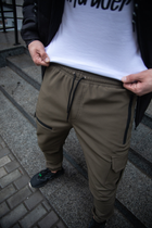 Мужские зимние тактические штаны Soft Shell хаки на флисе Flash карго XL - изображение 8