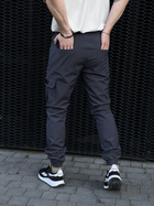 Чоловічі зимові тактичні штани Soft Shell сірі на флісі Flash Карго M - зображення 7