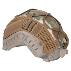 Кавер защитный чехол на каску шлем FAST Фаст Elastic Rope Multicam (CP) (124700) - изображение 4