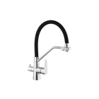 Смеситель кухонный Kroner (KRP) Edelstahl Klassisch-ESG03817BLK