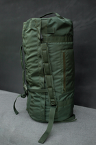 Сумка баул-рюкзак военный Обериг 100л 80*40 см олива тёмная - изображение 3