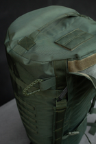 Сумка баул-рюкзак війсковий Оберіг 100л 80*40 см олива темна - зображення 4