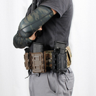 Подсумок для магазина 5.56 мм 7.65 IDOGEAR Military крепление MOLLE Black+Coyote Brown - изображение 6