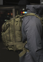 Универсальный военно-тактический рюкзак 30 л олива - изображение 5
