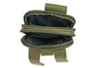 Подсумок-органайзер EasyFit S.Knight для телефона, документов и личных вещей олива /MOLLE/ (тактический утилитарный, сумка-чехол на РПС, пояс, жилет, ремень) - изображение 6