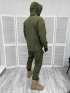 Тактична тепла зимова військова форма комплект Knight Oliva (Куртка + Штани), Камуфляж: Олива, Розмір: XXL - зображення 3