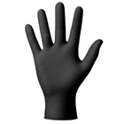 Нитриловые перчатки Cупер прочные GoGrip Mercator Medical, плотность 6.7 г. - черные (50шт/25пар) L (8-9) - изображение 3