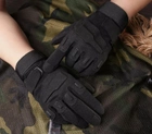 Перчатки тактические FG FQ16S003 Черный XL полнопалые на липучке с защитой на костяшках - изображение 2