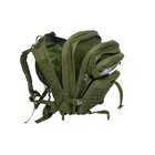 Рюкзак тактичний FG Зелений 45 л із системою підвіски Molle + поясний ремінь - зображення 4