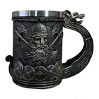 Кружка Вікінг Воїн 3D Чашка 3D Драккар 550ml