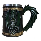 Кухоль Вікінг Воїн 3D Фенікс Зелений 550ml
