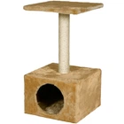 Кігтеточка для котів з будиночком Flamingo Sassiere, 54.5 см х 30 см х 30 см, бежевий