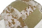 Чехол Кавер защитный для тактического шлема каски FAST (Фаст), Pixel Coyote (04-DD) (150770) - изображение 4
