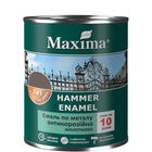 Эмаль антикоррозийная по металлу 3 в 1, молотковая Maxima Черная 0.75кг