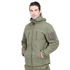 Тактическая куртка Lesko A013 Green L уличная утепленная куртка осень-зима с затяжками через карманы TK_2359 - изображение 1