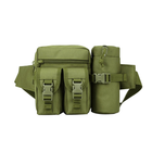 Сумка тактическая AOKALI Outdoor A33 Green на пояс армейская военная 4L (F_5364-16845) - изображение 1