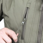 Тактична куртка Lesko A013 Green M флісова водонепроникна чоловіча куртка з капюшоном TK_2359 - зображення 6