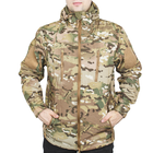 Тактична куртка Lesko A013 Camouflage CP 3XL водонепроникна камуфляжна куртка з капюшоном та кишенями TK_2359 - зображення 3