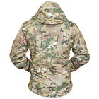 Тактична куртка Lesko A013 Camouflage CP 3XL водонепроникна камуфляжна куртка з капюшоном та кишенями TK_2359 - зображення 4