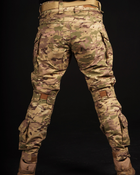 Штурмовые штаны UATAC GEN 5.2 с наколенниками (XXL) мультикам (Multicam) STEPPE світлий - изображение 3