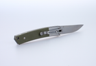 Карманный туристический складной нож Ganzo G7362-GR для выживания зеленый - зображення 5